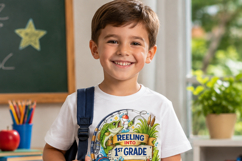 Reeling Into 1st Grade PNG, Fishing Back to School Sulimate Product Image 3