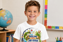 Reeling Into 2nd Grade PNG, Fishing Back to School Design Product Image 3