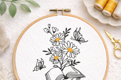 Floral Embroidery Bundle 4x4 Hoop | Botanical Wildflowers Product Image 3