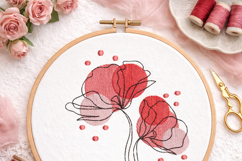 Floral Embroidery Bundle 4x4 Hoop | Botanical Wildflowers Product Image 5