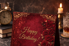 Velvet Burgundy Digital Papers, 24 Luxury Red Backgrounds Product Image 8