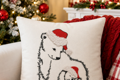 Polar Bear Christmas Embroidery Design Product Image 6