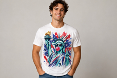 Messy Liberty PNG Clipart 1 Product Image 4