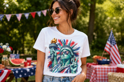 Messy Liberty PNG Clipart 1 Product Image 5