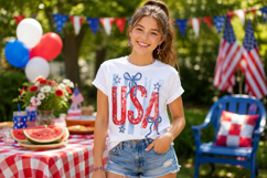 USA Word Art Sublimation Clipart 1 Product Image 6