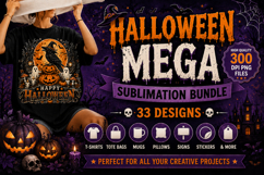 Halloween Mega Sublimation Bundle,Spooky Sublimation Bundle Product Image 1