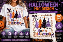 Happy Halloween,Happy Halloween T-Shirt Design,Spooky png Product Image 2