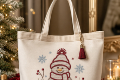 Snowman machine embroidery file Product Image 3