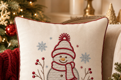 Snowman machine embroidery file Product Image 7