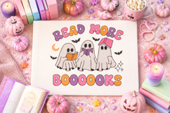 Three Ghosts Embroidery Design, read more books Product Image 1