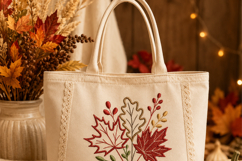 Fall Leaves Bouquet Machine Embroidery Design Autumn Leaf Product Image 6