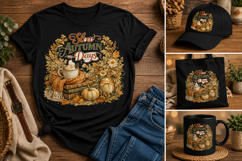 Slow Autumn Days Fall PNG Sublimation De Product Image 2
