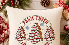 Farm Fresh Christmas Tree Embroidery Design Gingerbread Product Image 7