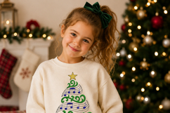 Christmas Tree with Music Notes Machine embroidery Product Image 6