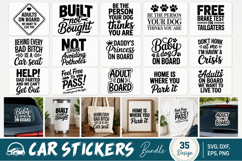 Car Stickers SVG BUndle Product Image 1