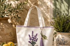 Lavender Bow Botanical Embroidery Designs Product Image 4
