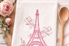 Paris Eiffel Tower Machine Embroidery Design, Product Image 4