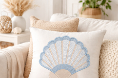 Seashell Embroidery Design for Nursery | Baby decor Product Image 6