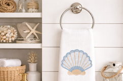 Seashell Embroidery Design for Nursery | Baby decor Product Image 3