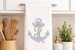 Anchor Embroidery Design for Nursery |Nautical Baby decor Product Image 2