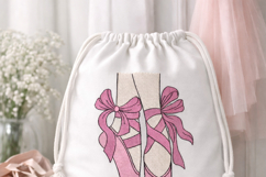 Ballerina Shoes, Ballet Slippers, Pointe Machine Embroidery Product Image 2