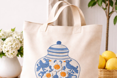 Chinoiserie Ginger Jar Embroidery Design Product Image 6