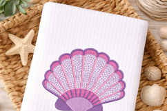 Seashell Embroidery Design Product Image 6