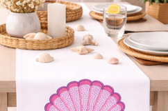 Seashell Embroidery Design Product Image 4