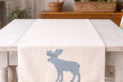 Moose Embroidery Design, Woodland Animal Product Image 4