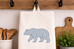 Bear Embroidery Design, Woodland Animal Product Image 3