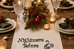 Nightmare Before Coffee, Halloween Machine Embroidery Design Product Image 5