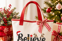 Believe in Christmas. Xmas Machine Embroidery Design. Product Image 6