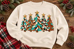 Western Christmas Trees PNG, Cowhide PNG Product Image 5