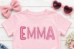Pink Marquee Alphabet PNG Clipart - 72 Letters Numbers Product Image 3