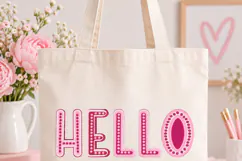 Pink Marquee Alphabet PNG Clipart - 72 Letters Numbers Product Image 5