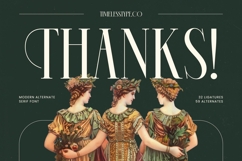 Chazero - Modern Alternate Serif Font Product Image 20
