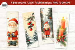 Christmas Bookmarks, Vol.7, Printable Crafts, 4 Product Image 1