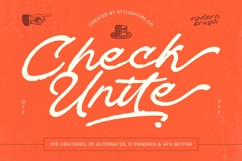 Check Unite - Modern Brush Font Product Image 1