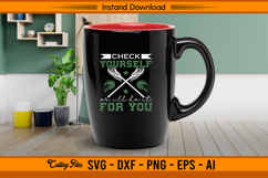 Check Yourself Or I’ll Do It For You Lacrosse SVG Product Image 3