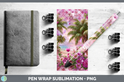 GorgeousChecker Valentine Pen Wrap design.