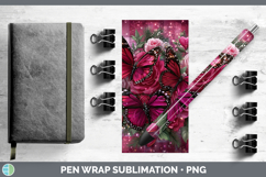 GorgeousChecker Valentine Pen Wrap design.