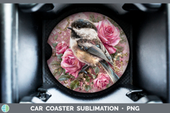 GorgeousChecker Valentine Car Coaster design.