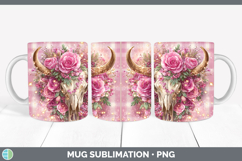 GorgeousChecker Valentine Mug Wrap design.