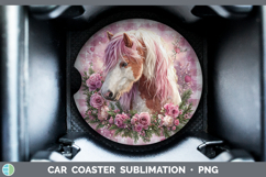 GorgeousChecker Valentine Car Coaster design.