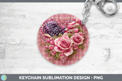 GorgeousChecker Valentine Keychain design.