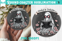 Round Coasters | Checkered | Retro Halloween Product Image 1