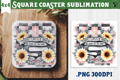 Square Coasters | Checkered | Retro Halloween Product Image 1
