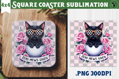 Square Coasters | Checkered | Retro and Vintage Product Image 1