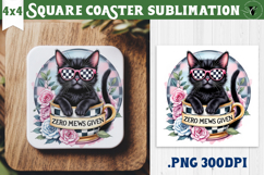 Square Coasters | Checkered | Retro and Vintage Product Image 1