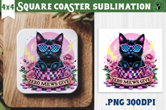 Square Coasters | Checkered | Retro and Vintage Product Image 1